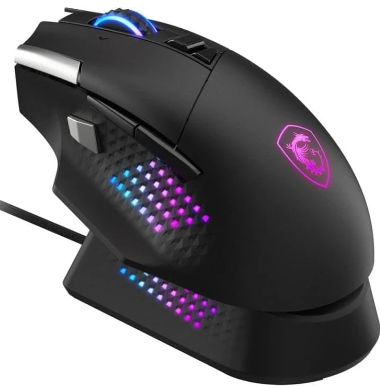 MSI VERSA PRO WIRELESS plus Pelė DOCK PRO | Wireless | 2.4 GHz, Bluetooth, USB 2.0
