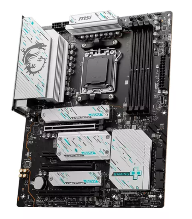 Pagrindinė plokštė MSI | X670E GAMING PLUS WIFI | Procesorių šeima AMD | Procesoriaus lizdas AM5 | DDR5 | Palaikomos standžiojo disko sąsajos SATA, M.2 | SATA jungčių skaičius 4