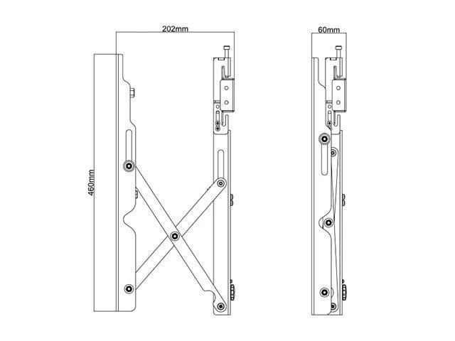 Laikiklis Multibrackets MB M PUBLIC VIDEO MOUNT WALL MOUNT PUSH