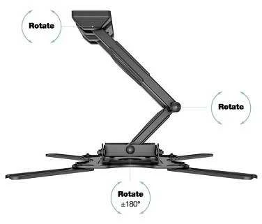 Laikiklis Multibrackets Daugialaikiai laikikliai MB VESA FLEXARM M FULL MOTION SINGLE