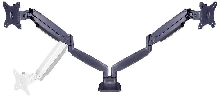 Multibrackets 3286 monitoriaus laikiklis arba stovas 68,6 cm (27") Gnybtas Juoda, Sidabras