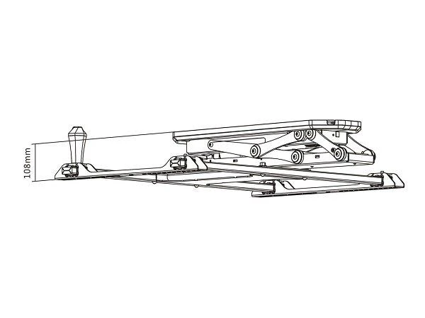 Multibrackets Daugialaikiai laikikliai MB-7888 Motorizuotas lubų laikiklis iki 70" / 35kg