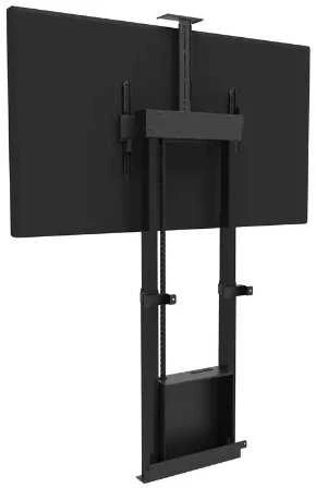 Laikiklis „Multibrackets M“ motorizuotas grindų tvirtinimas 120 kg Juodas su kameros lentyna, 120 kg, 106,7 cm (42"), 2,54 m (100"), 100 x 100 mm, 600 x 400 mm, 1210–1860 mm