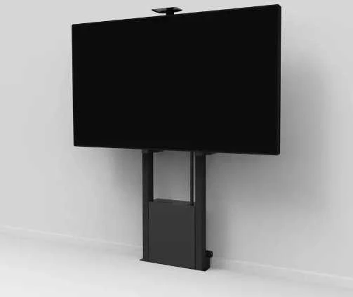 Laikiklis „Multibrackets M“ motorizuotas grindų tvirtinimas 120 kg Juodas su kameros lentyna, 120 kg, 106,7 cm (42"), 2,54 m (100"), 100 x 100 mm, 600 x 400 mm, 1210–1860 mm