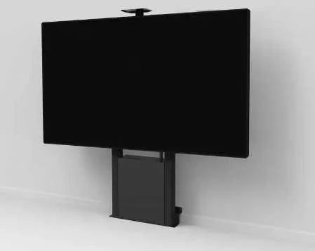 Laikiklis „Multibrackets M“ motorizuotas grindų tvirtinimas 120 kg Juodas su kameros lentyna, 120 kg, 106,7 cm (42"), 2,54 m (100"), 100 x 100 mm, 600 x 400 mm, 1210–1860 mm