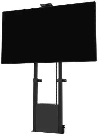 Laikiklis „Multibrackets M“ motorizuotas grindų tvirtinimas 120 kg Juodas su kameros lentyna, 120 kg, 106,7 cm (42"), 2,54 m (100"), 100 x 100 mm, 600 x 400 mm, 1210–1860 mm