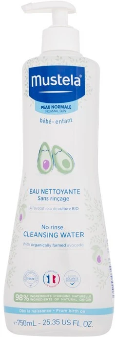 Mustela Bébé Valomasis Vanduo, 750 ml