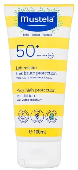 Mustela Kūdikių apsauginis pienelis nuo saulės IP50+ 100ml