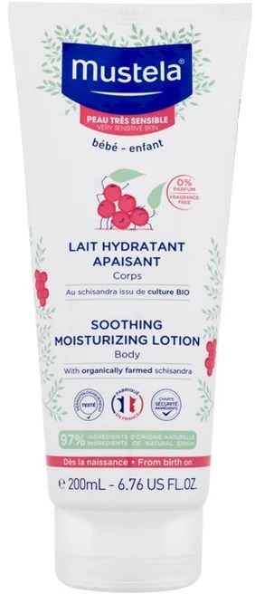 Mustela Bb Soothing Drėkinamasis Losjonas kūnui Kūno Pienelis 200 ml