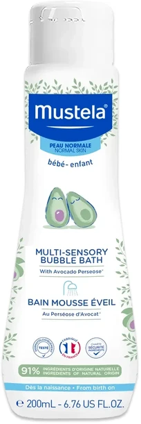 Mustela Multi-Sensory burbulinė vonia, 200 ml