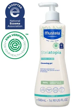 "Mustela Stelatopia" valomasis gelis 500ml