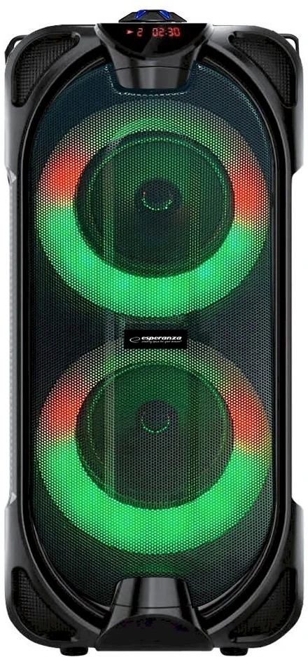 Bluetooth Garsiakalbis - Esperanza EP157 10W FM LED RGB Juodas