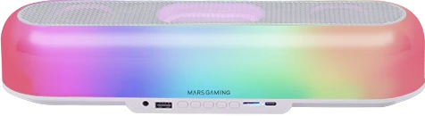Muzikinis centras Mars Gaming MSBORBW Portable Party Speaker Stereo 20 W / baltas