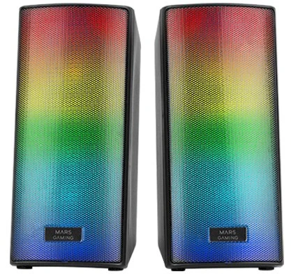 Muzikinis centras Mars Gaming MSRGB2 Bluetooth Stereo PC Speaker System 15W / Juodas
