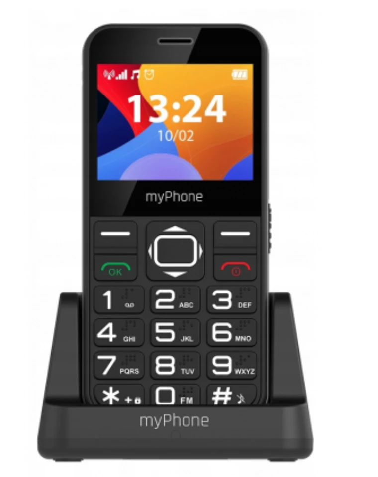 MyPhone mano telefonas | Halo 3 | Juodas | 2,31 colio | IPS | 32 MB | 32 MB | Viena SIM kortelė | Pagrindinės kameros skiriamoji geba 0,3 MP | 1000 mAh