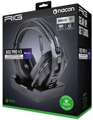Nacon RIG 800 PRO HX belaidės žaidimų ausinės (juodos) | XBOX