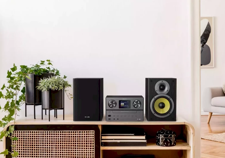 Muzikinis centras Philips Micro Music System TAM8905/10, 100W, interneto radijas, DAB+, Bluetooth, Spotify Connect, USB, MP3-CD