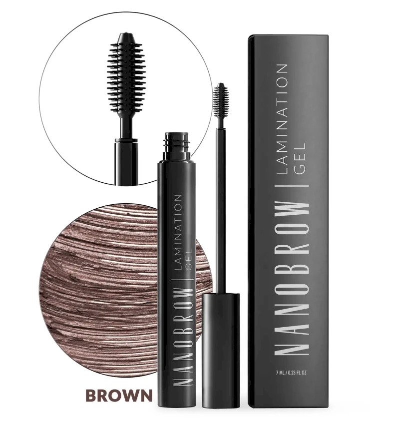 Nanobrow antakių laminavimo gelis rudas 7ml