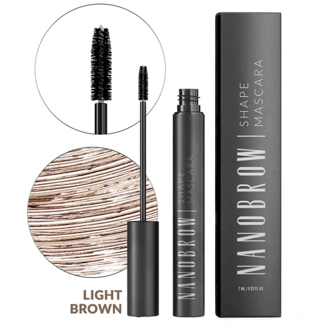 Nanobrow Shape Blakstienų tušas Ligh Brown blakstienų tušas 7ml
