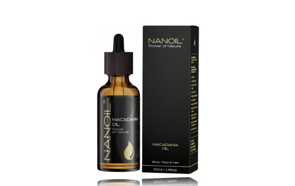 Nanoil "Nanolash Power Of Nature" makadamijų aliejus 50ml