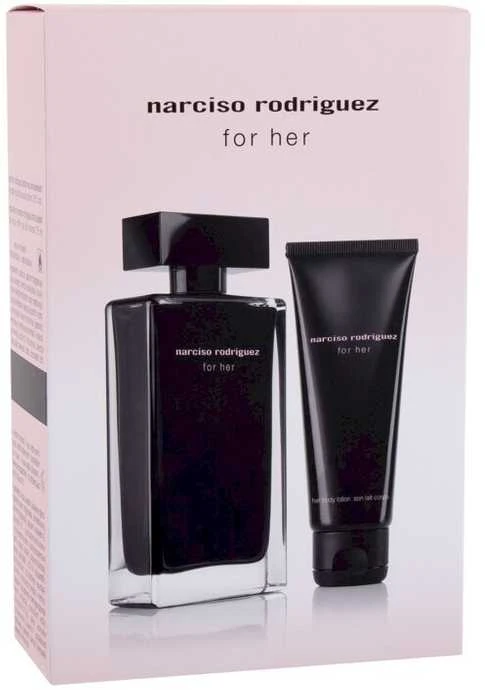 Kvepalų rinkinys Narciso Rodriguez For Her (100 ml EDT + Kūno losjonas 75ml)