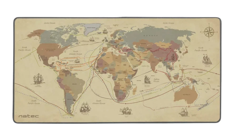 NATEC NPO-1457 Pelės kilimėlis DISCOVERIES Maxi 800x400mm