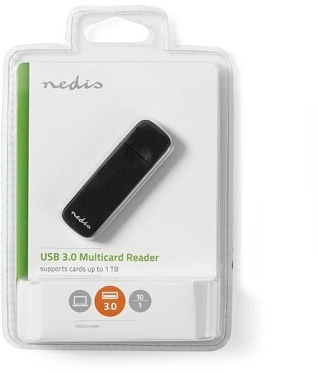 Nedis kortelių skaitytuvas Multicard USB 3.0 5 Gbit/s