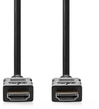 „Nedis CVGT34000BK05“ didelės spartos HDMI kabelis su Ethernet HDMI jungtimi - HDMI jungtis 0,50 m
