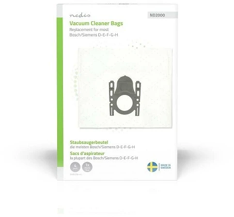 Nedis DUBG700-4.1 Vacuum Cleaner Bags for Bosch / Siemens D - E - F - G - H