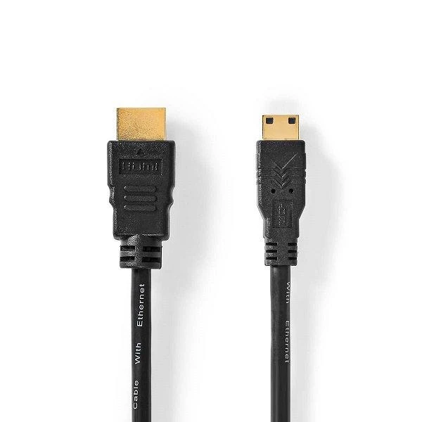 HDMI į HDMI Mini kabelis su auksinėmis jungtimis