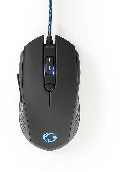 Nedis Gaming Combo Kit| 3 in 1| Ausinės Maus ir Mauspad| Blau Juodas