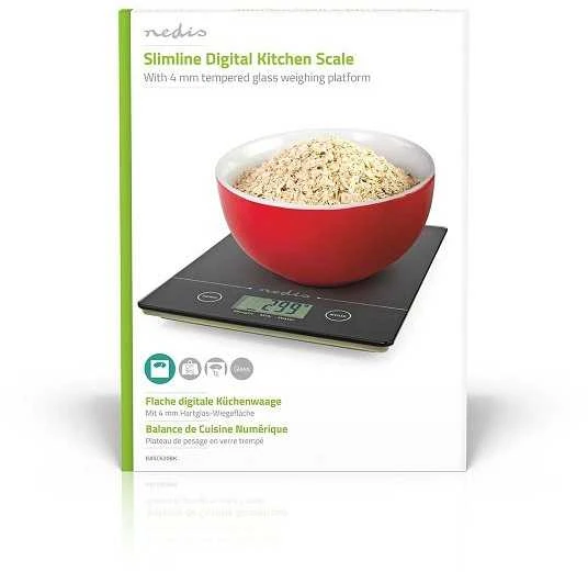 Virtuvinės svarstyklės Nedis KASC620BT Kitchen Scaler