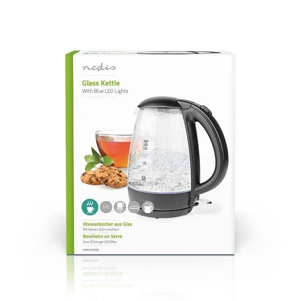 Nedis KAWK330EGS Electric Glass Virdulys 1.7 l
