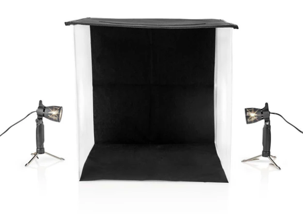 Objektyvas Nedis LED fotostudijos rinkinys 40 x 40 cm | 6500 K | Sulankstomas