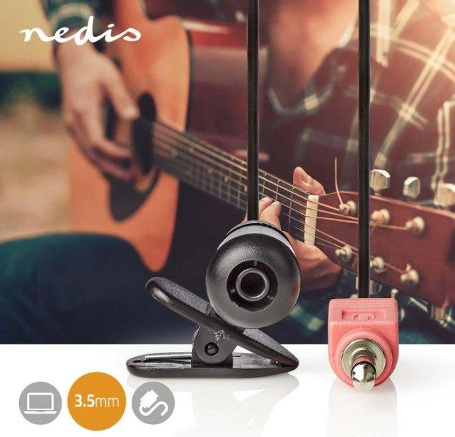 Nedis Prisegamas mikrofonas su 3.5mm jungtimi 1.8mm
