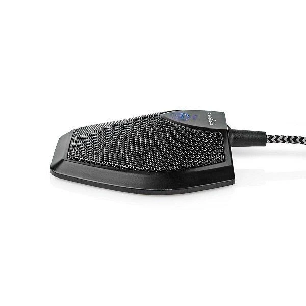 Mikrofonas Nedis MICCU100BK do komputera USB przewodowy Juodas