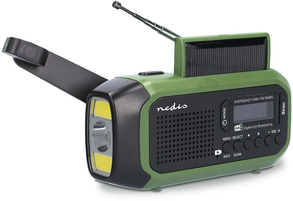 Radio Nedis RDDBCR2000GN DAB+ Juodas/Žalias