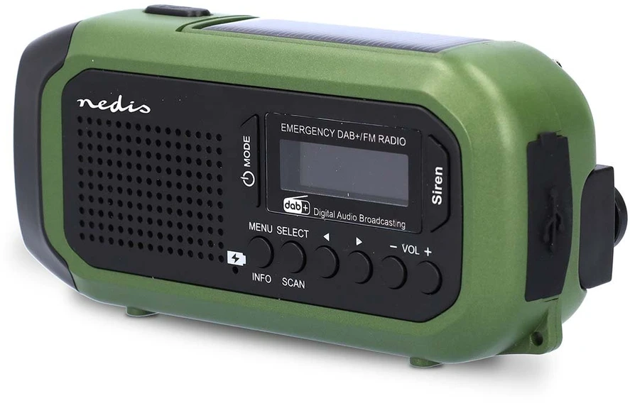 Radio Nedis RDDBCR2000GN DAB+ Juodas/Žalias