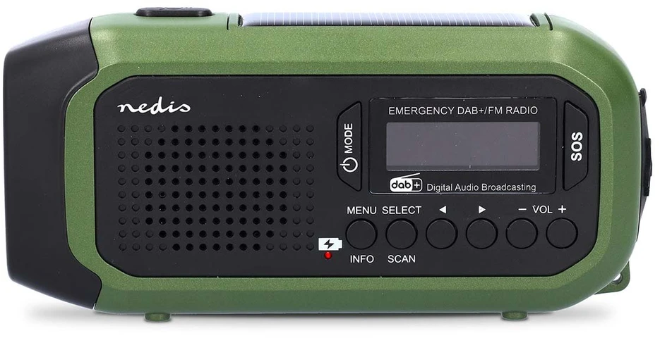 Radio Nedis RDDBCR2000GN DAB+ Juodas/Žalias