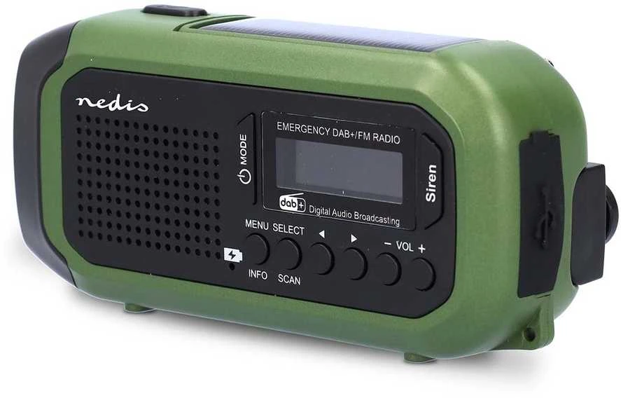Radio Nedis RDDBCR2000GN DAB+ Juodas/Žalias