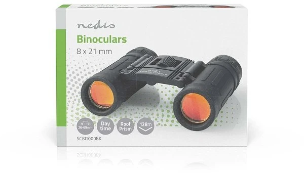 Nedis Žiūronai SCBI1000BK 8x21 Juodas (NEDISSCBI1000BK)