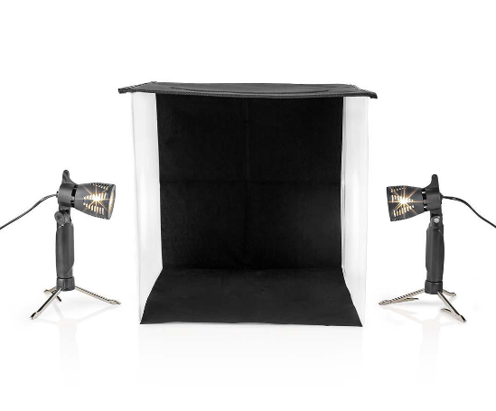 „Nedis SKT010WT-LED“ fotostudijos rinkinys, 40 x 40 cm / 6500 K