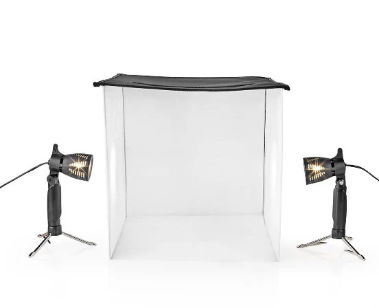 „Nedis SKT010WT-LED“ fotostudijos rinkinys, 40 x 40 cm / 6500 K