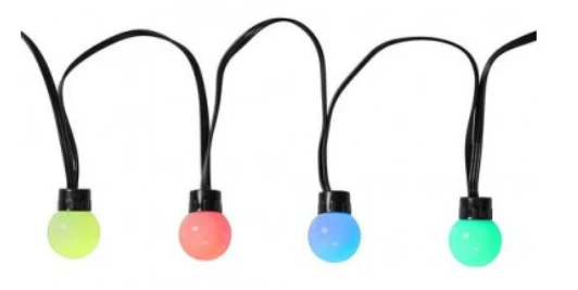 Nedis Išmani LED girlianda, 230Vac, 10,8m, 48 x Ø30mm LED, RGB+, Wi-Fi, TUYA