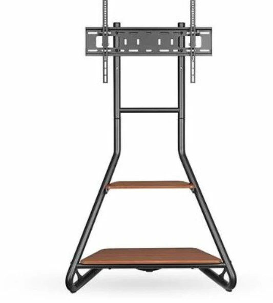 Laikiklis Nedis TV Bodenständer 37 - 75 " | maximal unterstützes Bildschirmgewicht: 40 kg | Bauhaus Design | Einstellbare voreingestellte Höhen | MDF / Stahl |
