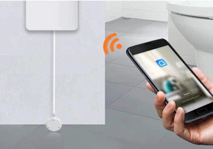 Išmanusis vandens jutiklis HomeKit NEO NAS-WS05BH ZigBee