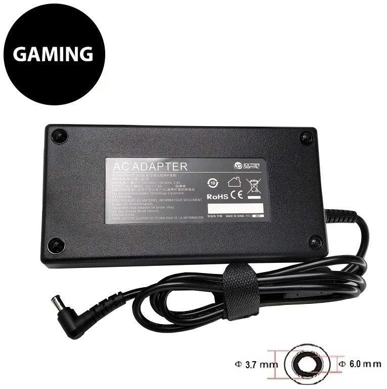 Asus 150W nešiojamo kompiuterio kroviklio blokas su jungtimi