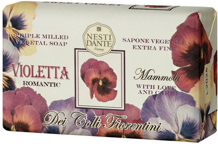 Nesti Dante Dei Colli Fiorentina Triple Milled Vegetal Soap Violetta Romantic 250 g