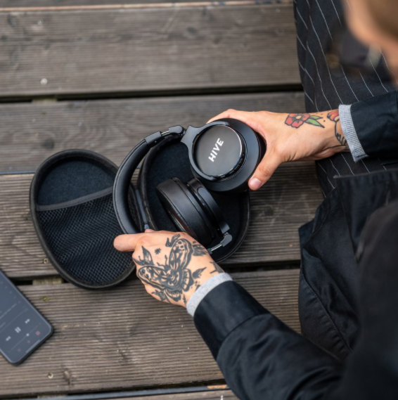 Niceboy HIVE 3 Aura ANC Bluetooth 5.0 stereo belaidės ausinės
