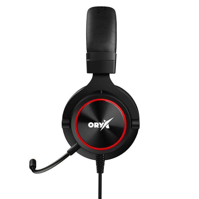 Ausinės Niceboy ORYX X500 SHADOW Juoda